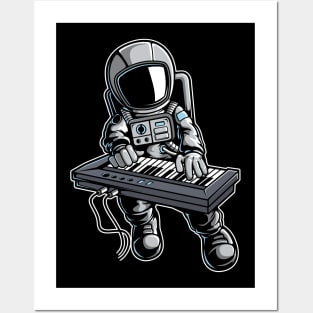 Astronaut Keyboard Posters and Art